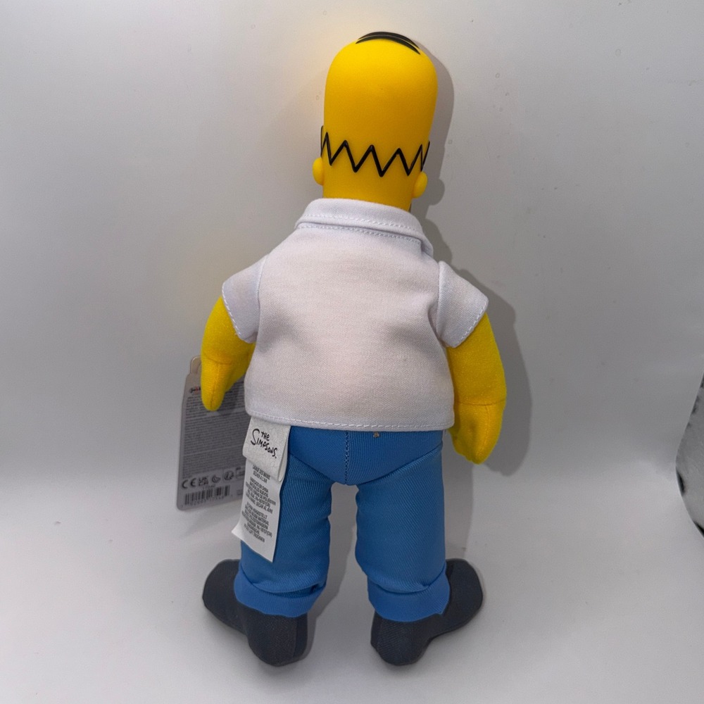 The Simpsons Jakks Pacific Plush Set Homer Bart Lisa Cartoon Collectible 90s Toy - Picture 3 of 11